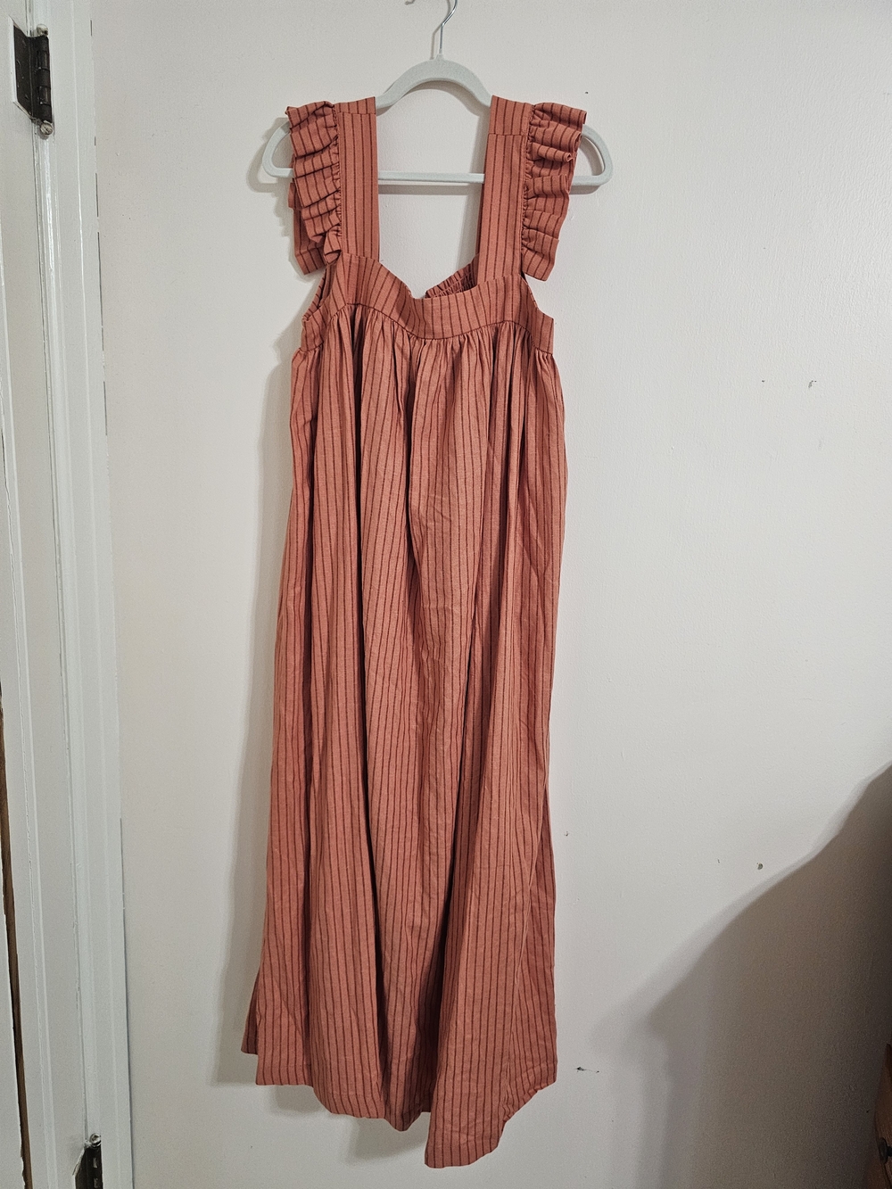 A New Day XXL Maxi Dress Rust Striped